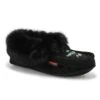SoftMoc Women's 653L Rabbit Fur Moccasin - Bl