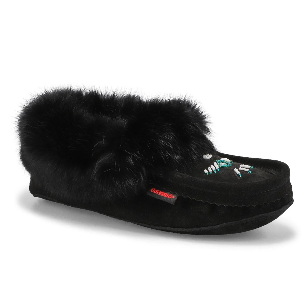 SoftMoc Women's 677 L Rabbit Fur Moccasin - M 4 SoftMoc Women's 677 L Rabbit Fur Moccasin - M - Image 2