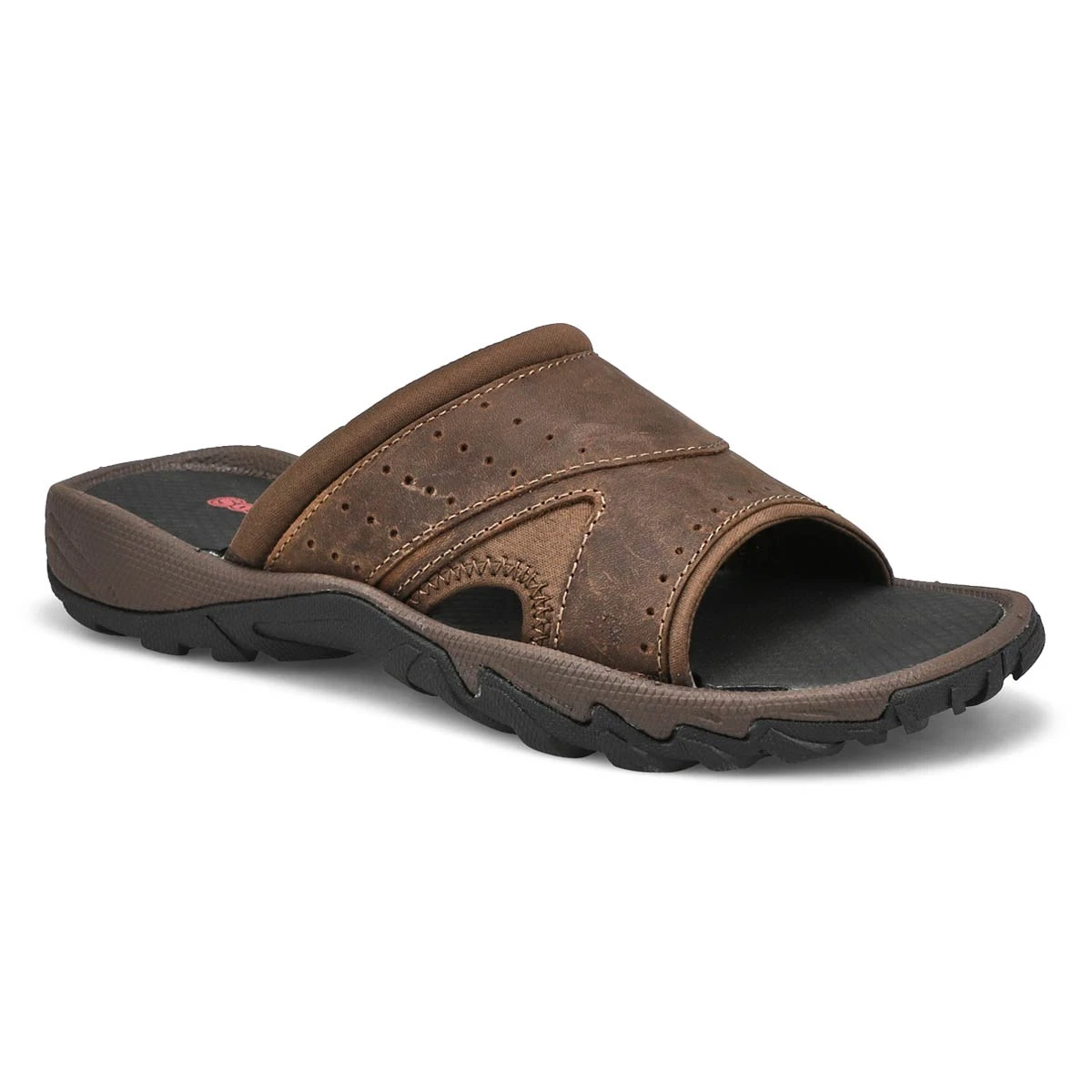 SoftMoc Men's Barry Casual Slide Sandal - Bro 3 SoftMoc Men's Barry Casual Slide Sandal - Bro