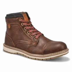 SoftMoc Men's Bucky Ankle Boot - Brown