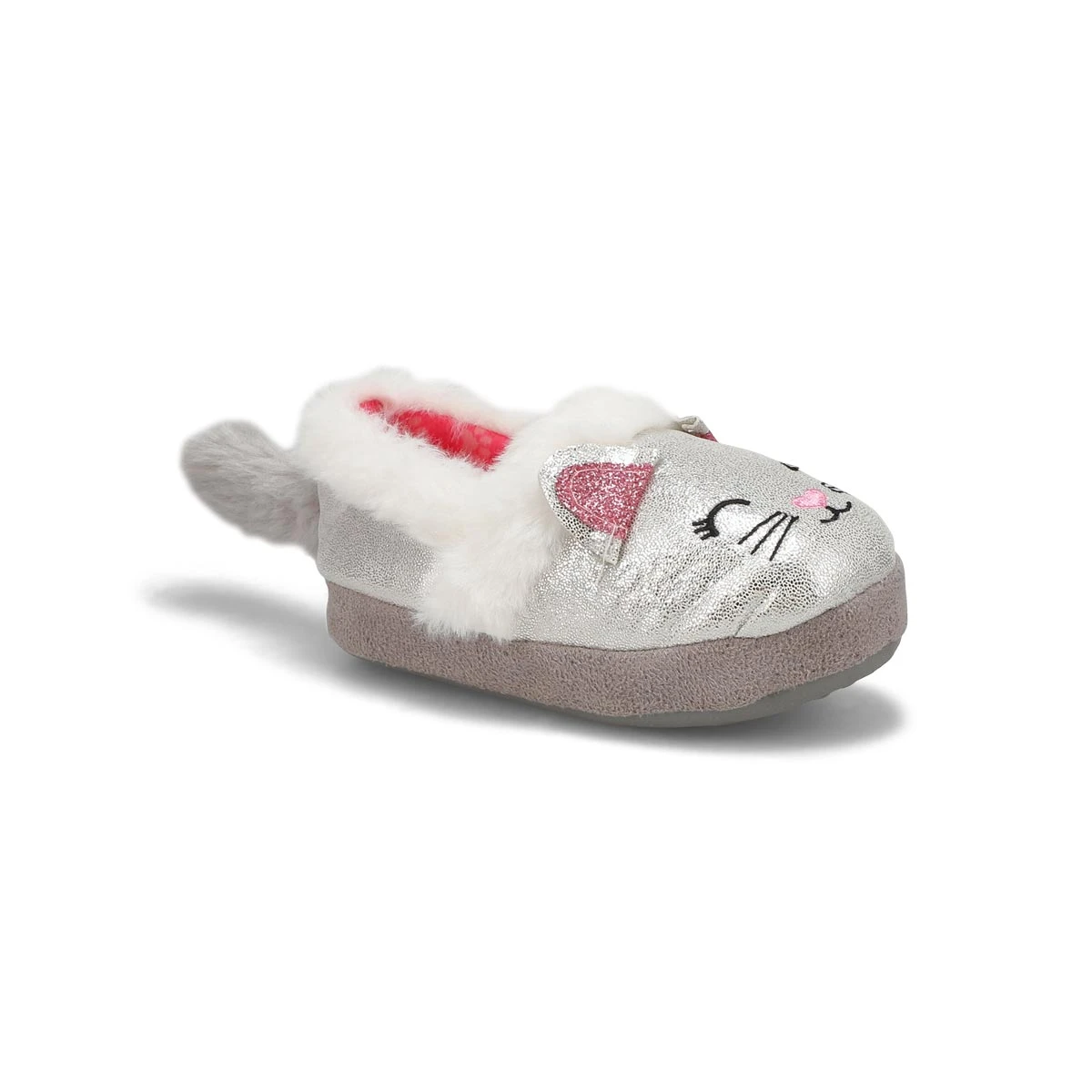SoftMoc Infants' G Cat-TD Slipper - Silver 3 SoftMoc Infants' G Cat-TD Slipper - Silver
