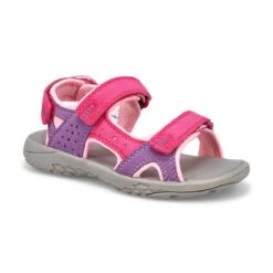 SoftMoc Girls' Daisy Sport Sandal - Navy/Turq -Softmoc DAISY PNK XXX 1