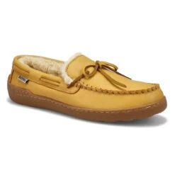 SoftMoc Men's Danny Lined Moccasin - Cashew -Softmoc DANNY LND DRCRM XXX