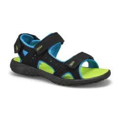 SoftMoc Boys's Diego Sport Sandals - Navy Ora -Softmoc DIEGO BLKMTI XXX 1