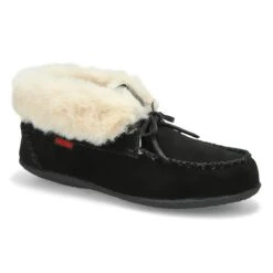 SoftMoc Women's Dominica-High Moccasin -Black