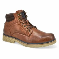 SoftMoc Men's Hallway 3 Ankle Boot- Camel