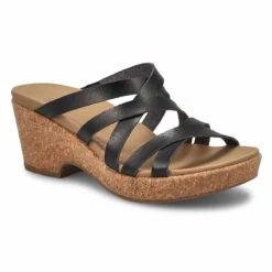SoftMoc Women's Hillary Wedge Sandal - Black