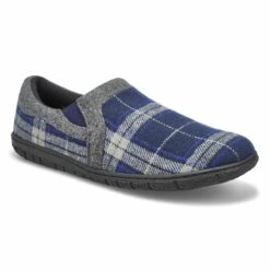 SoftMoc Men's Jacob Memory Foam Slipper - Re -Softmoc JACOB NVYPLD XXX 1