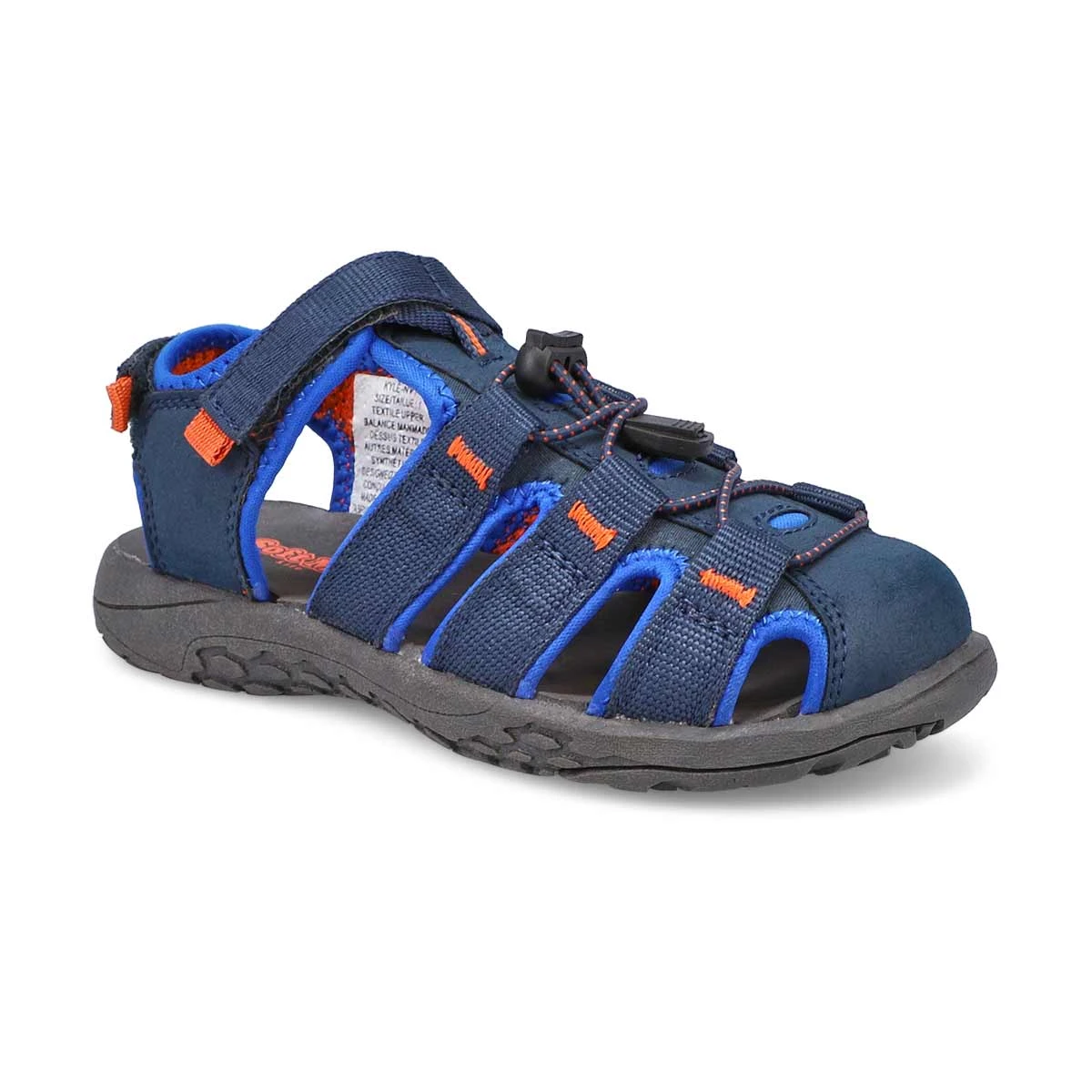 SoftMoc Boys' Kyle Fisherman Sandal - Navy 3 SoftMoc Boys' Kyle Fisherman Sandal - Navy