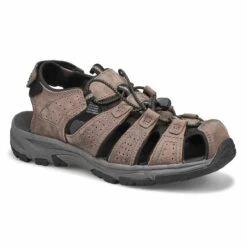 SoftMoc Men's Linus 2 Fisherman Sandal - Dark 7 SoftMoc Men's Linus 2 Fisherman Sandal - Dark -Softmoc LINUS2 GRY XXX 1