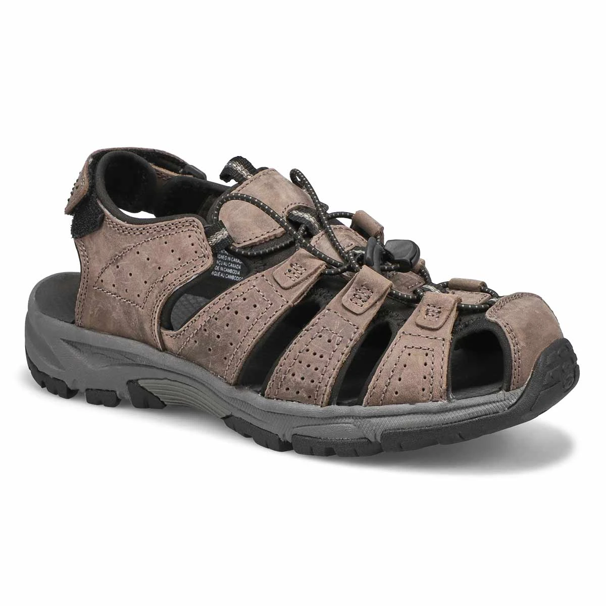 SoftMoc Men's Linus 2 Grey Fisherman Sandal - 3 SoftMoc Men's Linus 2 Grey Fisherman Sandal -