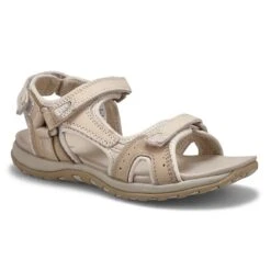 SoftMoc Women's Lucinda Sandal - Light Grey -Softmoc LUCINDA STN XXX