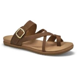 SoftMoc Women's Miya Toe Loop Sandal- Cognac -Softmoc MIYA BRNCRZ XXX 3