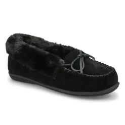 SoftMoc Women's Super Bali Cuff Moccasin - M -Softmoc SUPERBALI CUFF BLK XXX